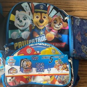 Paw Patrol Blue and Yellow Action Figures Playset